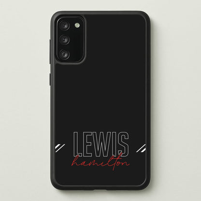 Racer Stripes Hamilton  - F1 Phone Case for Galaxy S20