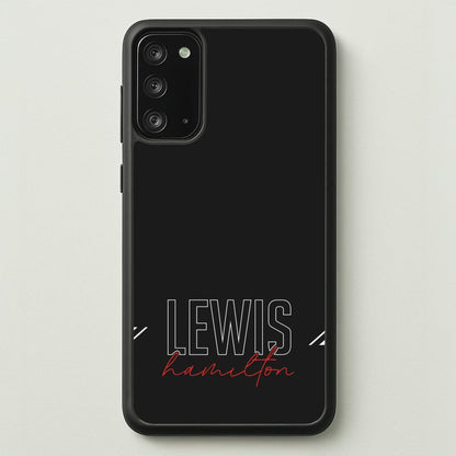 Racer Stripes Hamilton  - F1 Phone Case for Galaxy Note 20