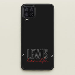 Racer Stripes Hamilton  - F1 Phone Case for Galaxy A12