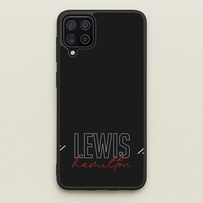 Racer Stripes Hamilton  - F1 Phone Case for Galaxy A12