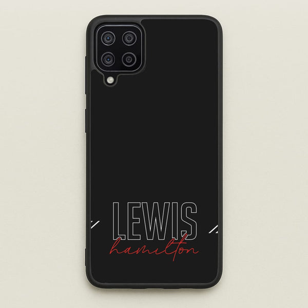 Racer Stripes Hamilton  - F1 Phone Case for Galaxy A12