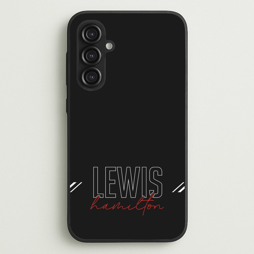 Racer Stripes Hamilton  - F1 Phone Case for Galaxy S23FE