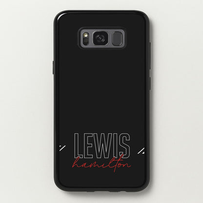 Racer Stripes Hamilton  - F1 Phone Case for Galaxy S8 Plus