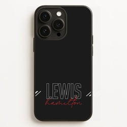 Racer Stripes Hamilton  - F1 Phone Case for iPhone 12 Pro Max