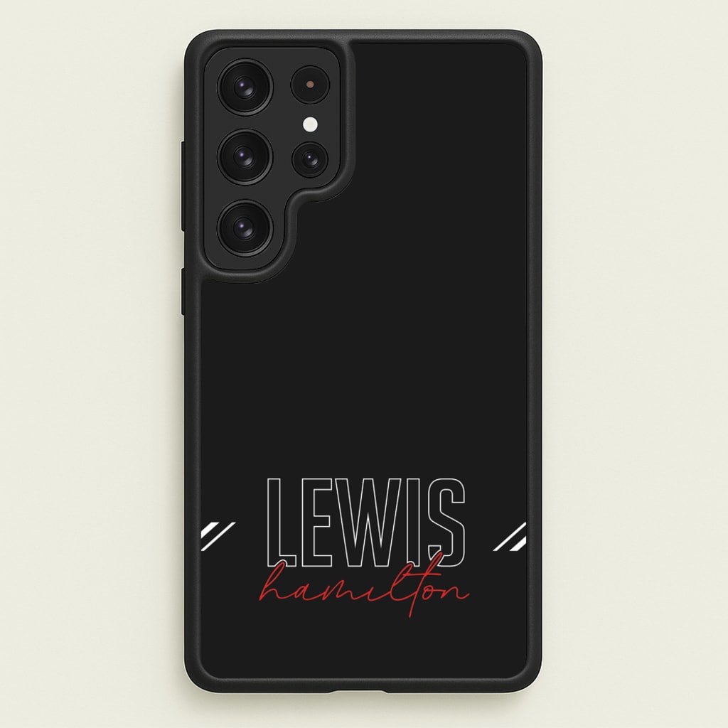 Racer Stripes Hamilton  - F1 Phone Case for Galaxy S22 Ultra