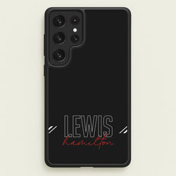 Racer Stripes Hamilton  - F1 Phone Case for Galaxy S22 Ultra
