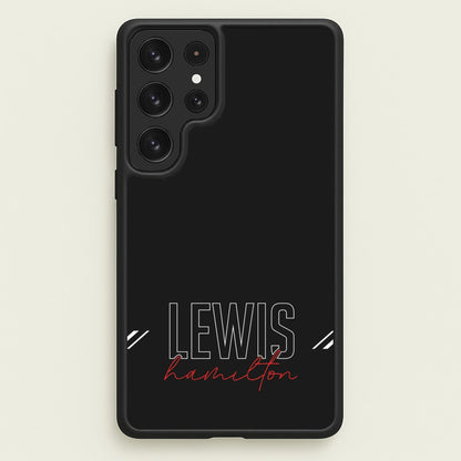 Racer Stripes Hamilton  - F1 Phone Case for Galaxy S22 Ultra