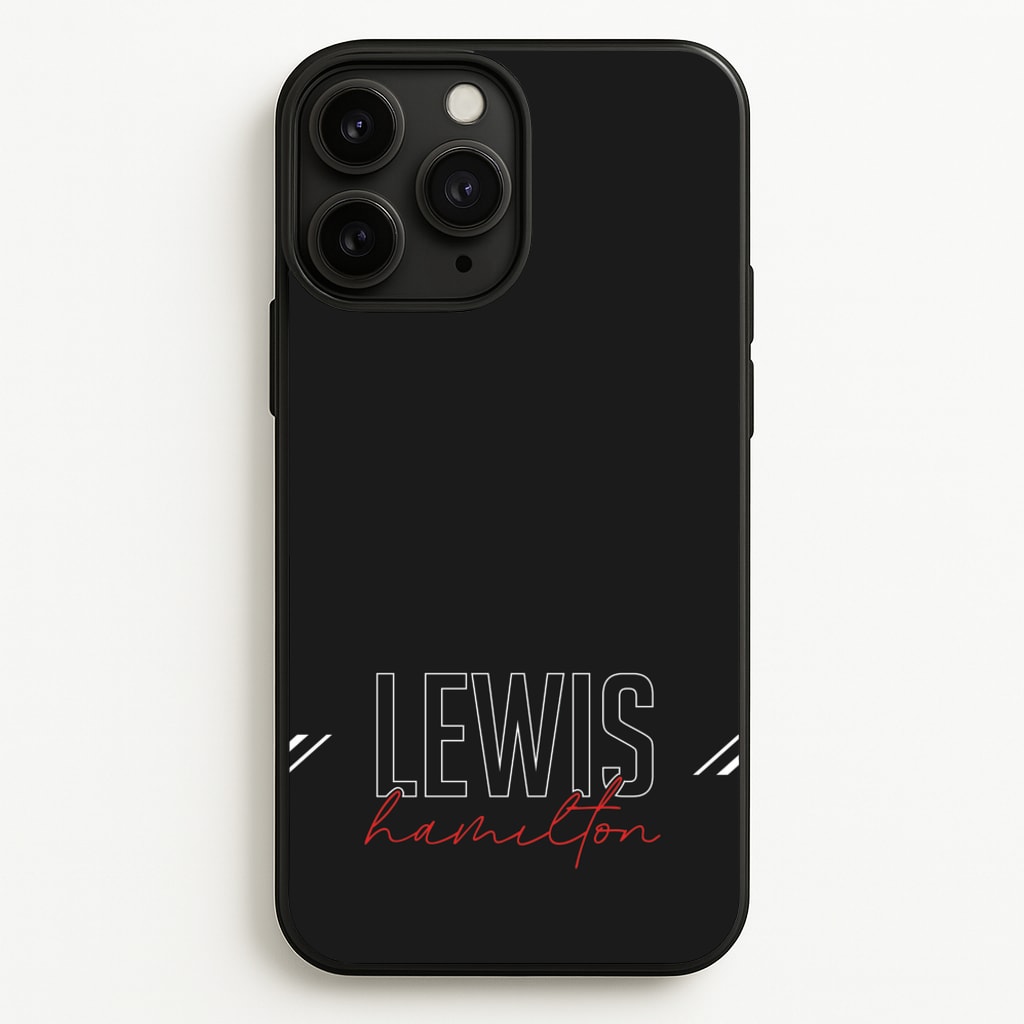Racer Stripes Hamilton  - F1 Phone Case for iPhone 11 Pro Max