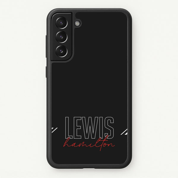 Racer Stripes Hamilton  - F1 Phone Case for Galaxy S22 Plus