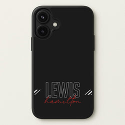 Racer Stripes Hamilton Phone Case for iPhone 17