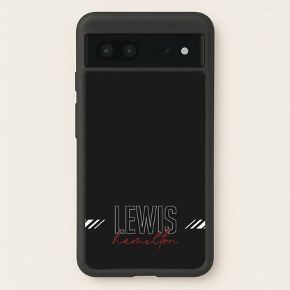 Racer Stripes Hamilton  - F1 Phone Case for Google Pixel 7