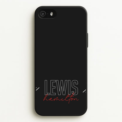 Racer Stripes Hamilton  - F1 Phone Case for iPhone 5 / 5s / SE 2016