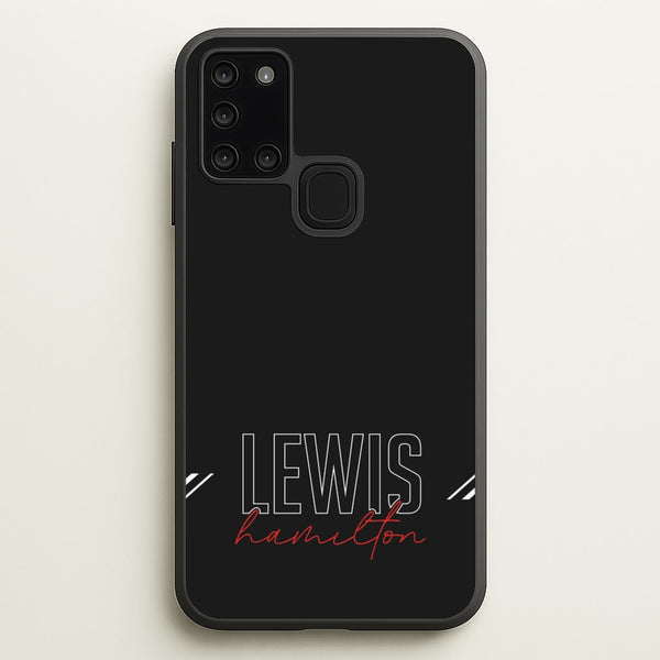 Racer Stripes Hamilton  - F1 Phone Case for Galaxy A21s
