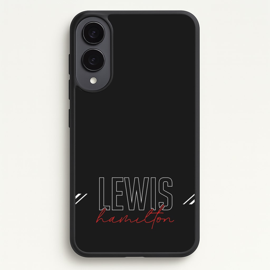 Racer Stripes Hamilton  - F1 Phone Case for Galaxy S25 Edge