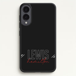 Racer Stripes Hamilton  - F1 Phone Case for Galaxy S25 Edge