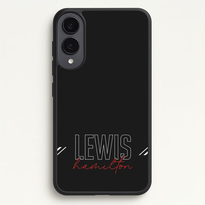 Racer Stripes Hamilton  - F1 Phone Case for Galaxy S25 Edge