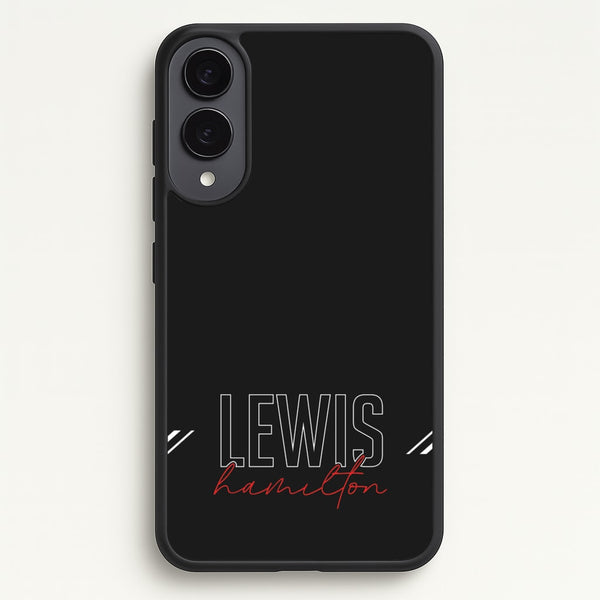 Racer Stripes Hamilton  - F1 Phone Case for Galaxy S25 Edge
