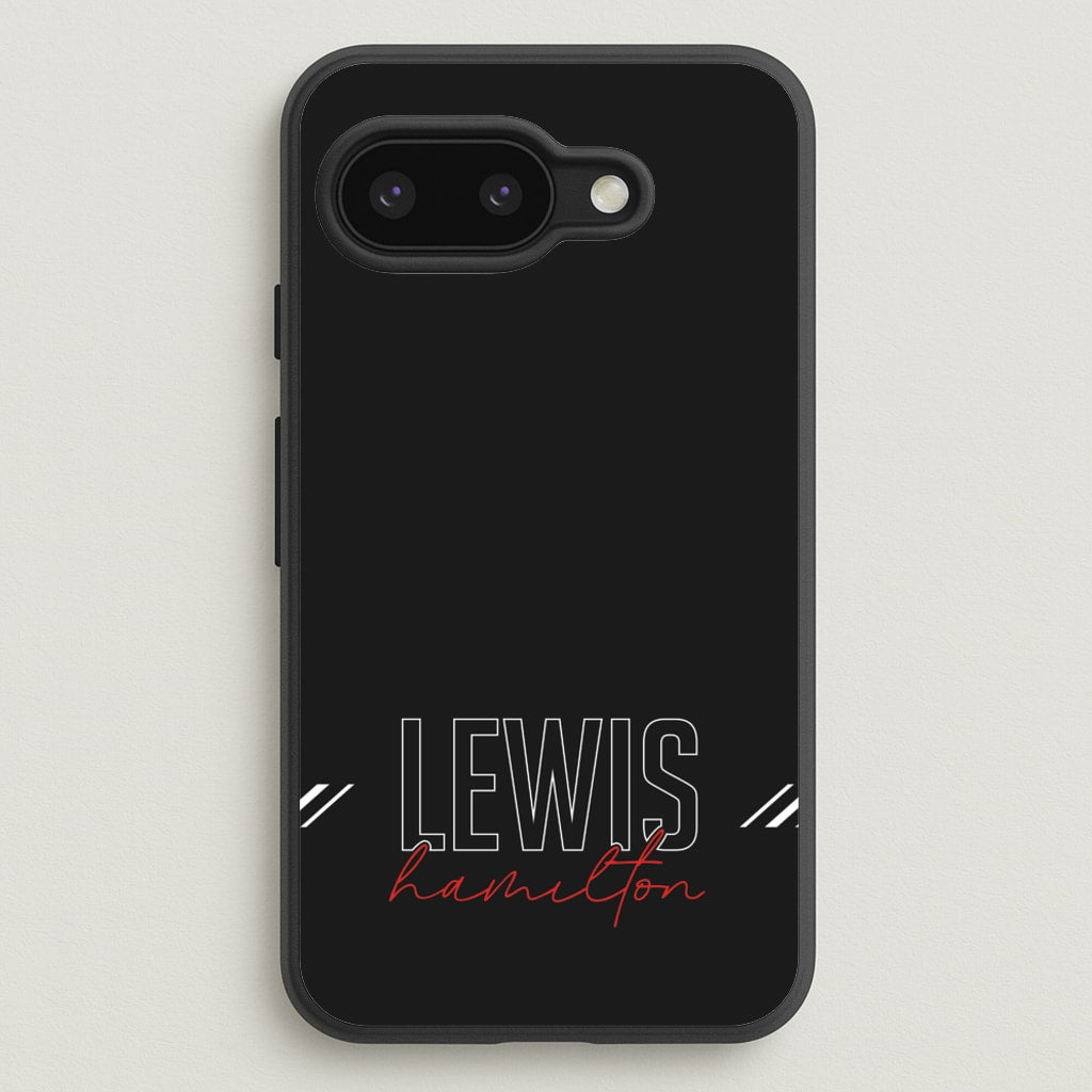 Racer Stripes Hamilton  - F1 Phone Case for Google Pixel 9a