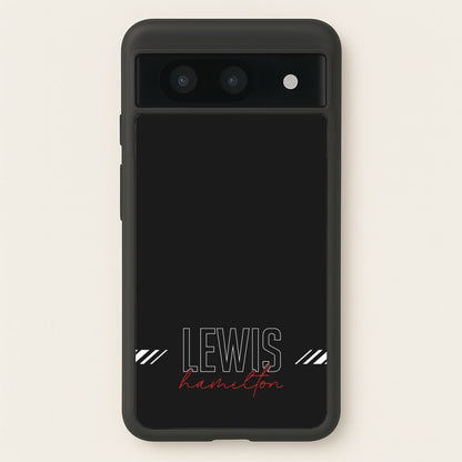 Racer Stripes Hamilton  - F1 Phone Case for Google Pixel 8a
