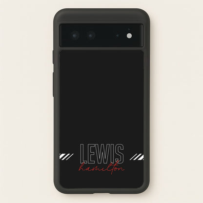 Racer Stripes Hamilton  - F1 Phone Case for Google Pixel 6