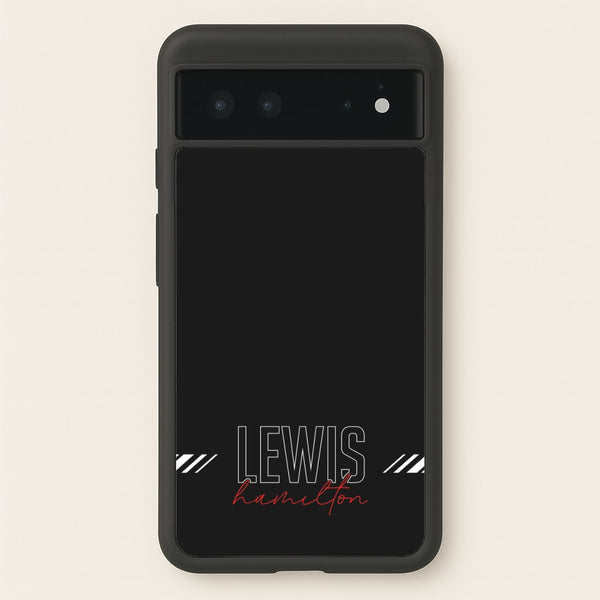 Racer Stripes Hamilton  - F1 Phone Case for Google Pixel 6