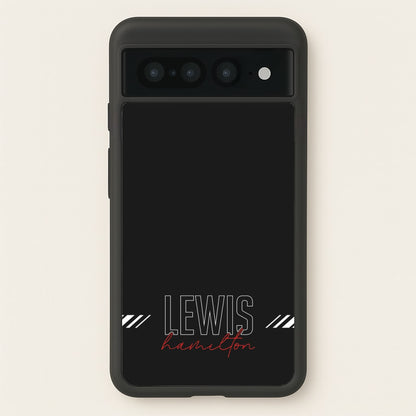 Racer Stripes Hamilton  - F1 Phone Case for Google Pixel 7 Pro