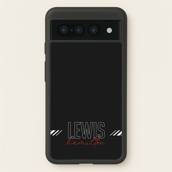 Racer Stripes Hamilton  - F1 Phone Case for Google Pixel 7 Pro