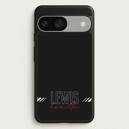 Racer Stripes Hamilton  - F1 Phone Case for Google Pixel 9 / 9 Pro