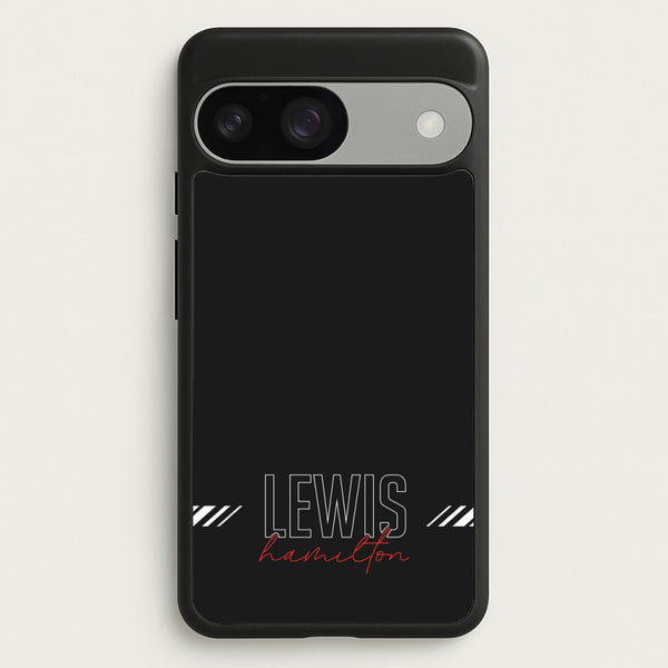 Racer Stripes Hamilton  - F1 Phone Case for Google Pixel 9 / 9 Pro