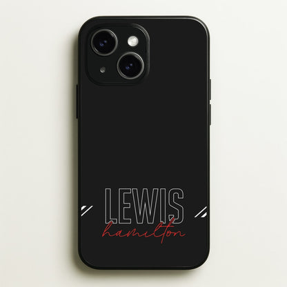 Racer Stripes Hamilton  - F1 Phone Case for iPhone 14 Plus