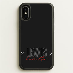 Racer Stripes Hamilton  - F1 Phone Case for iPhone X / XS