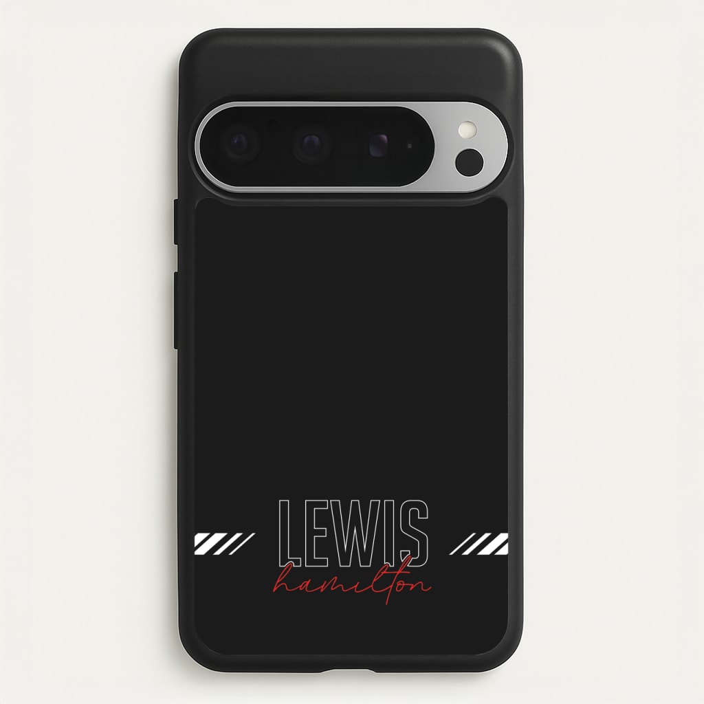 Racer Stripes Hamilton  - F1 Phone Case for Google Pixel 9 Pro XL