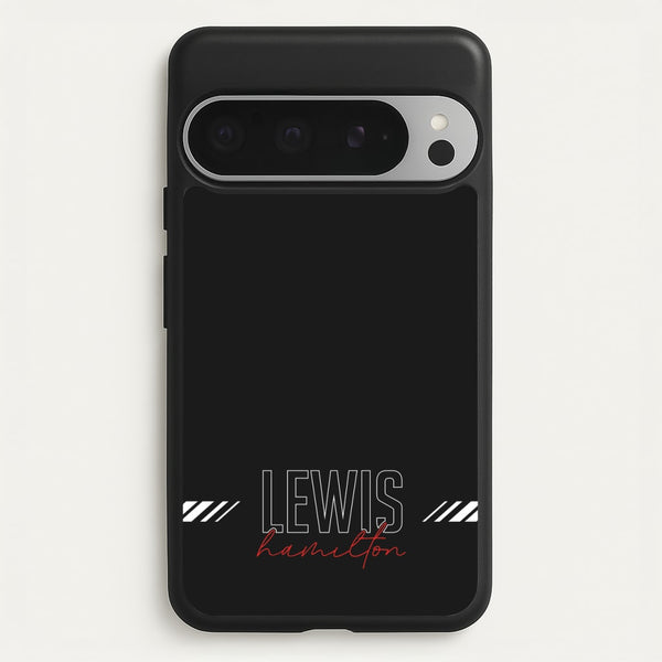 Racer Stripes Hamilton  - F1 Phone Case for Google Pixel 9 Pro XL