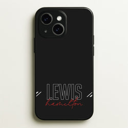 Racer Stripes Hamilton  - F1 Phone Case for iPhone 15