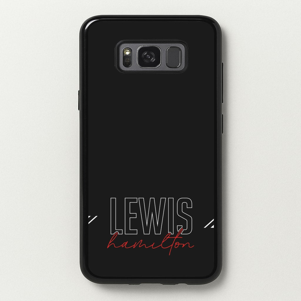 Racer Stripes Hamilton  - F1 Phone Case for Galaxy S8