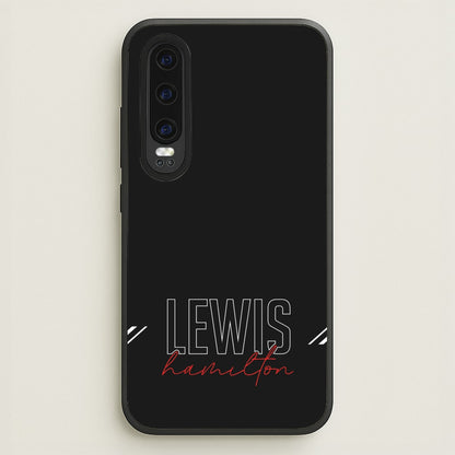 Racer Stripes Hamilton  - F1 Phone Case for Huawei P30
