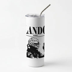 Lando Black And Green  Skinny Tumbler