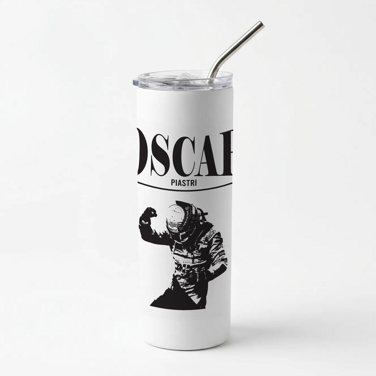 Oscar Orange And Black Skinny Tumbler