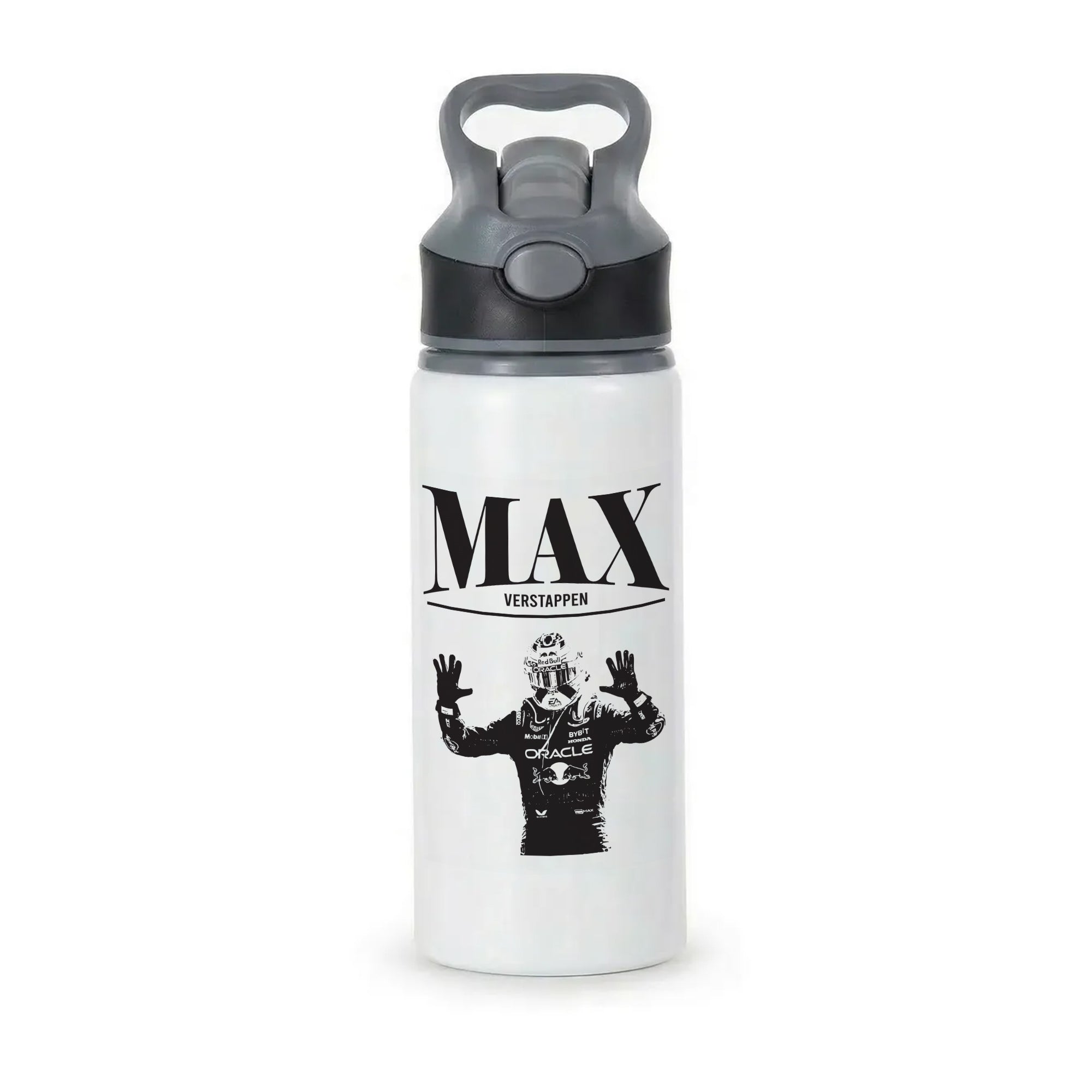 Max Blue And Red Active Water Bottle - Black