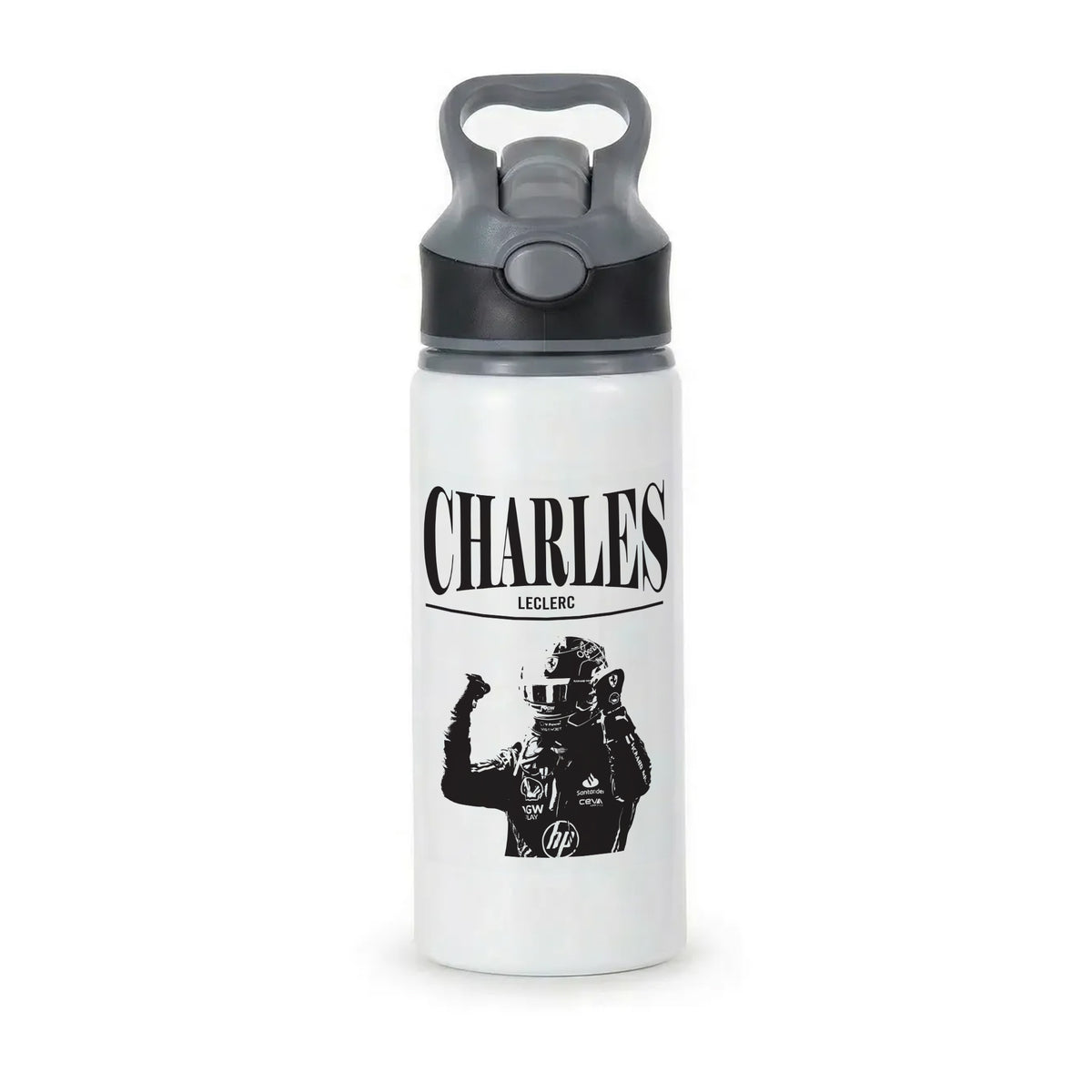 Charles Red And Gold Active Water Bottle