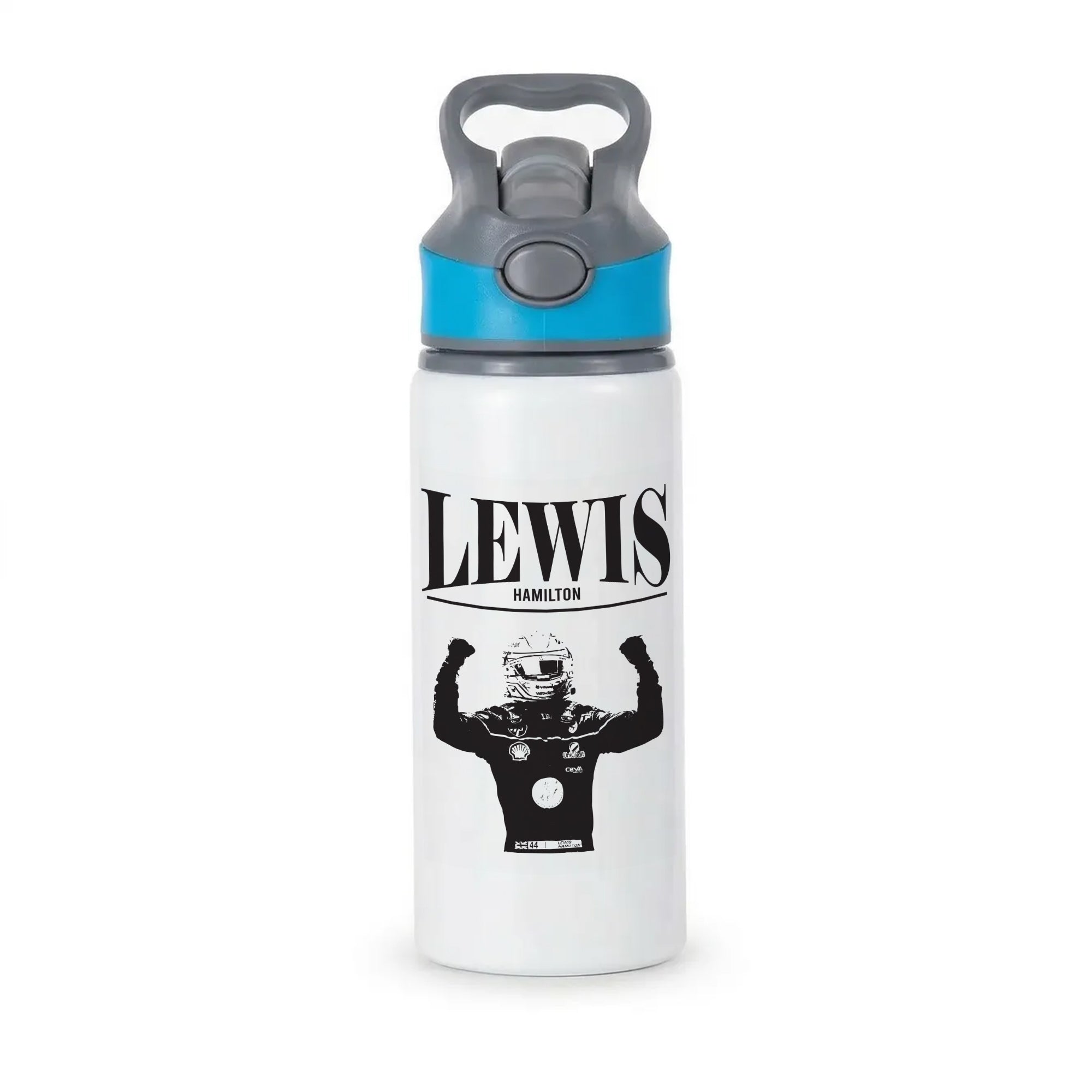 Lewis Red And Gold Active Water Bottle - Blue