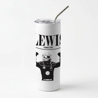 Lewis Red And Gold Skinny Tumbler
