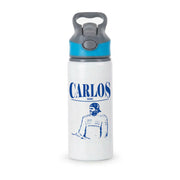 Carlos White And Blue Active Water Bottle 2