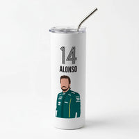 Alonso 2026 Skinny Tumbler