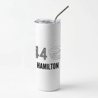 Hamilton Helmet 2026 Skinny Tumbler