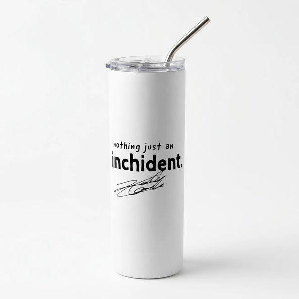 Nothing Just An Inchident - Charles Leclerc Skinny Tumbler