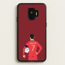 Ronaldo - Football  - Football Phone Case for Galaxy S9