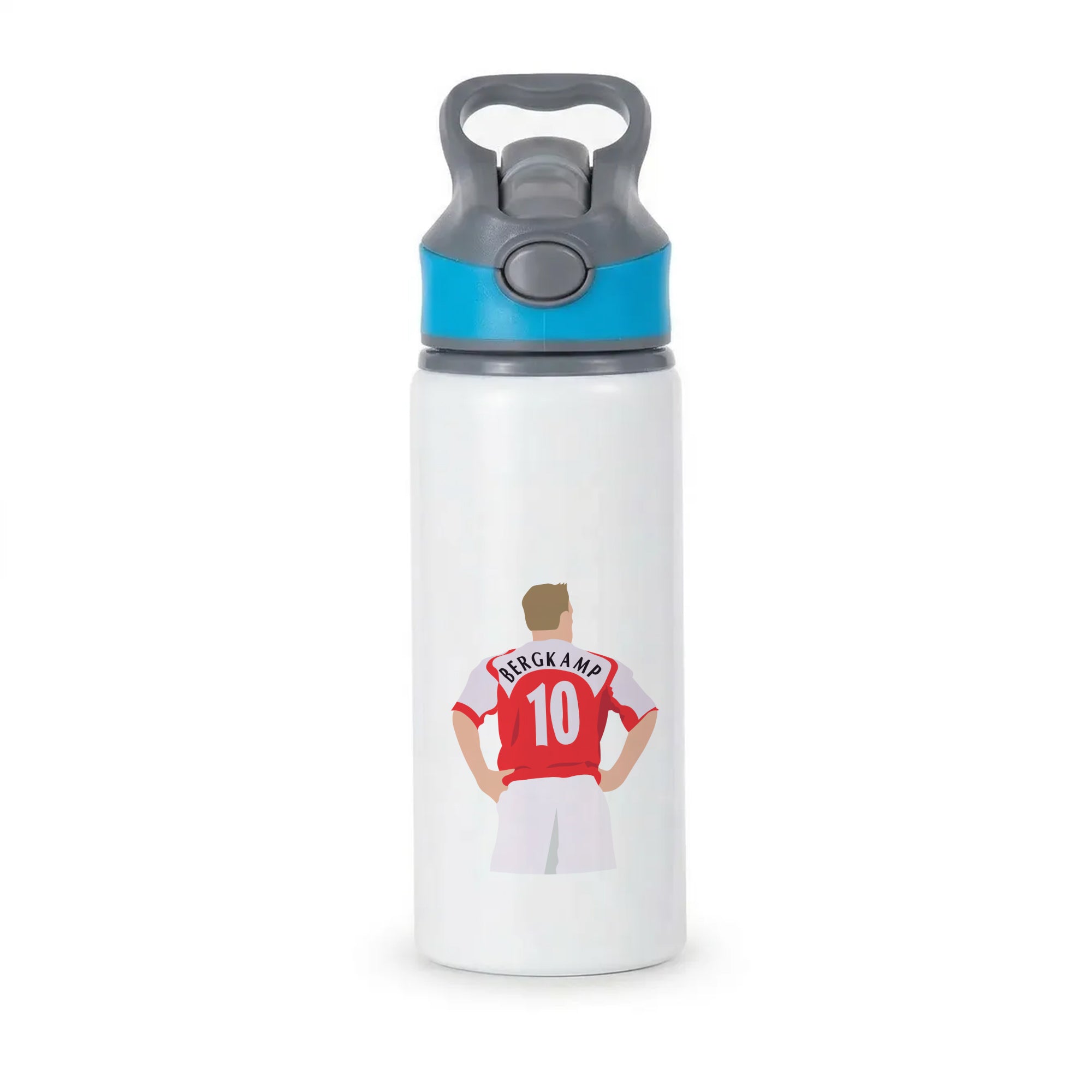 Bergkamp - Football Active Water Bottle - Blue