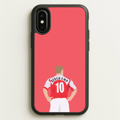 Bergkamp - Football  - Football Phone Case for iPhone X / XS