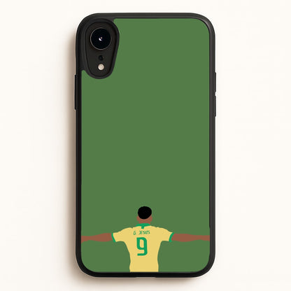 Jesus - Football  - Football Phone Case for iPhone XR